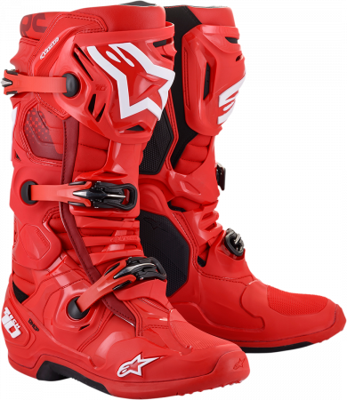 ÎNCĂLȚĂMINTE - Cizme cross-enduro Alpinestars TECH 10 BOOT Rosu