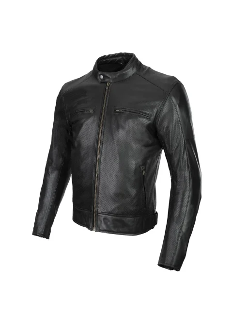 MOTO BĂRBAȚI - Geaca din piele perforata Seca Bonneville