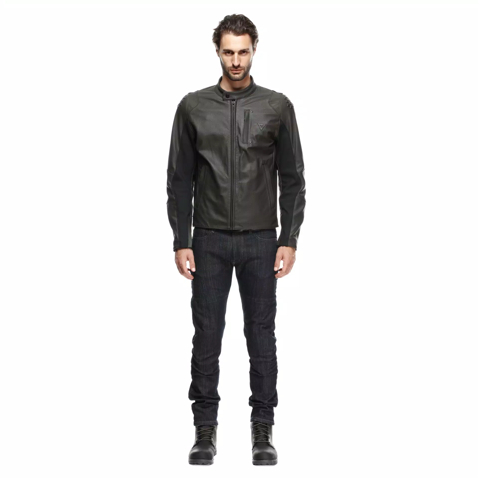 Geacă moto din piele perforată Dainese Istrice [2]