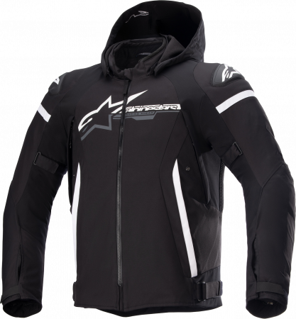 ECHIPAMENTE - Geaca moto impermeabila Alpinestars Zaca Alb Negru