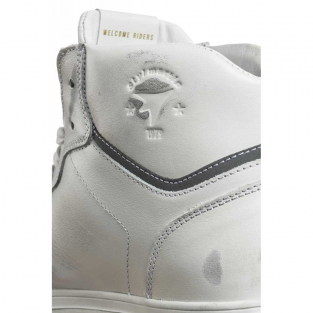 Ghete moto Tony Hook LTD White [4]