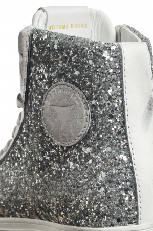Ghete moto Venice LTD Silver [1]