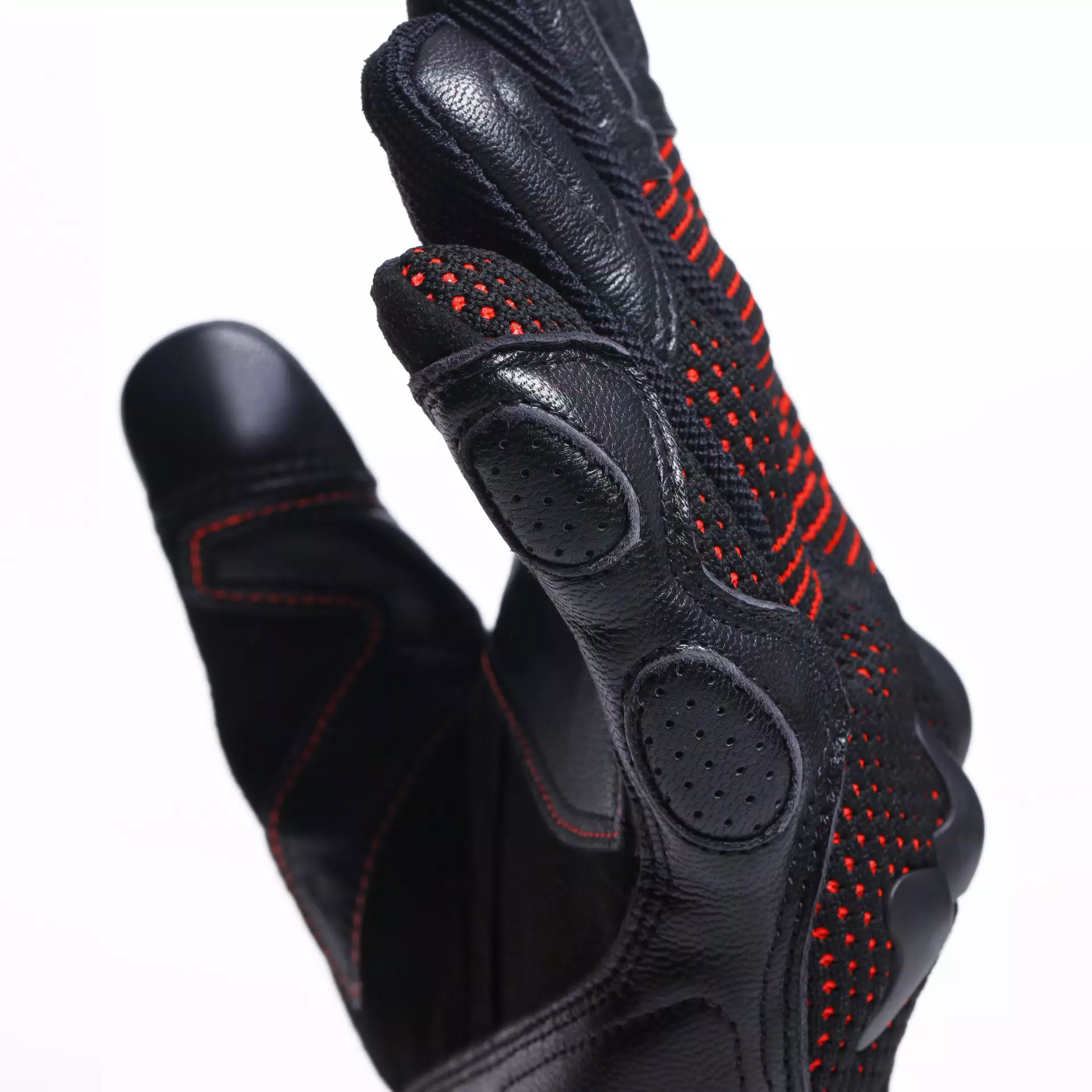 Mănuși DAINESE Unruly Ergo-Tek Negre / Roșu Fluo [3]