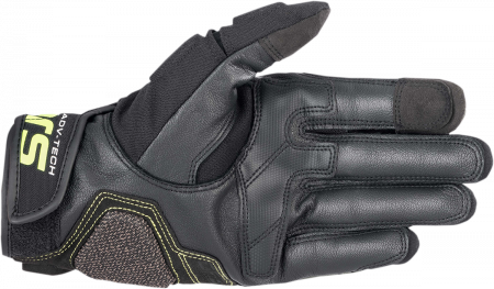 Manusi moto Alpinestars HALO Galben Fluo Negru [1]