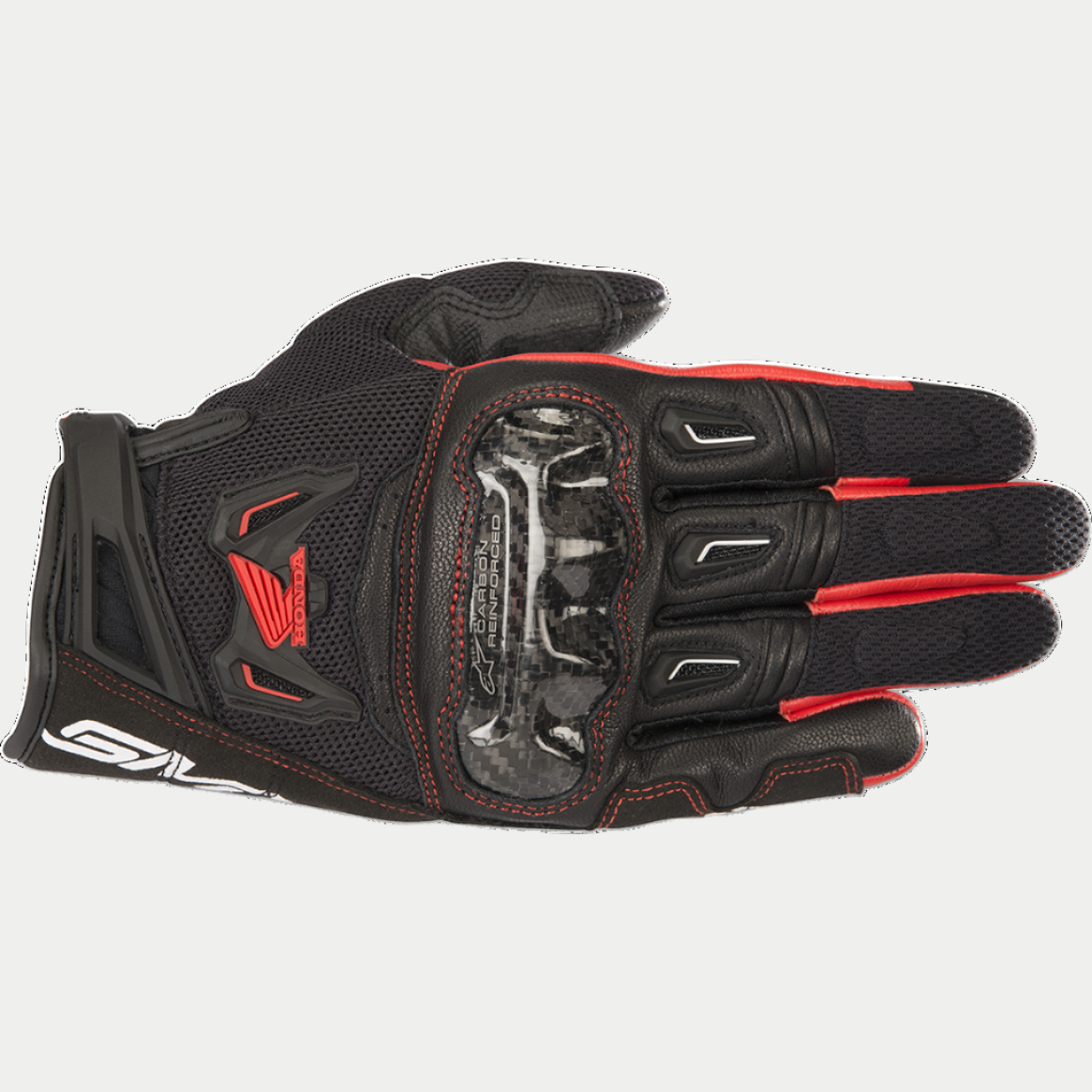 MOTO BĂRBAȚI - ALPINESTARS SMX-2 Air Carbon V2 Honda Black / Red