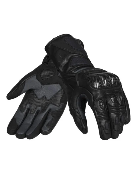 MÂNUȘI - Manusi moto piele SECA Atom Black