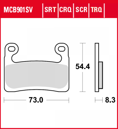COMPONENTE FRANARE - Placute frana TRW MCB901SV