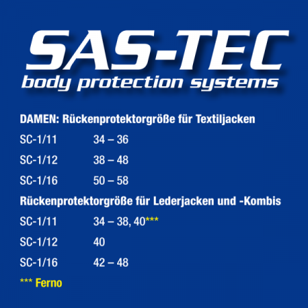 Protectie spate Büse SAS-TEC SC-1/12 [1]