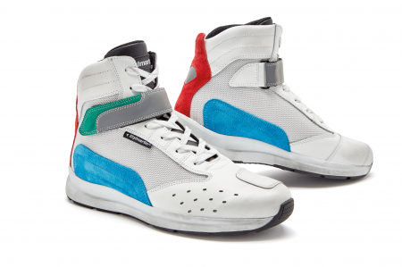 MOTO FEMEI - Ghete moto STYLMARTIN AUDAX AIR WHITE COLOURS