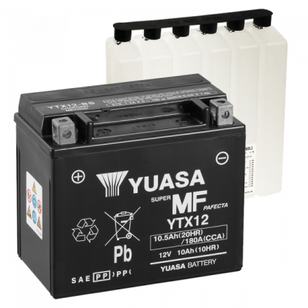 BATERII - Baterie moto YUASA YTX12-BS 12V/10A