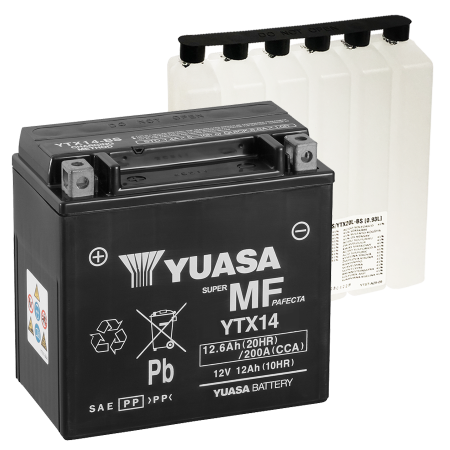 BATERII - Baterie moto Yuasa YTX14-BS 12V/12A