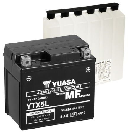BATERII - Baterie moto Yuasa YTX5L-BS 12V/4A