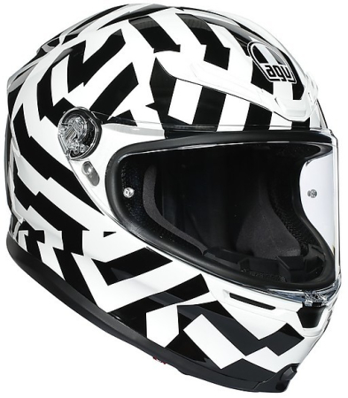 CĂȘTI - Cască AGV K6 Secret Negru/Alb