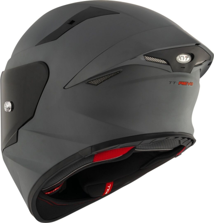 INTEGRALE - Cască moto integrală KYT TT-Revo Plain Matt Asp gri