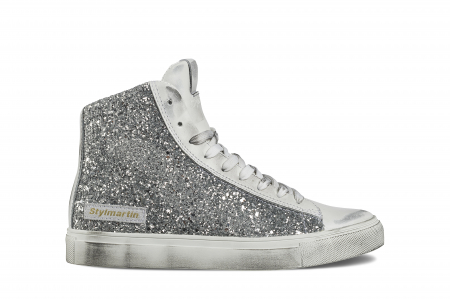 MOTO FEMEI - Ghete moto Venice LTD Silver