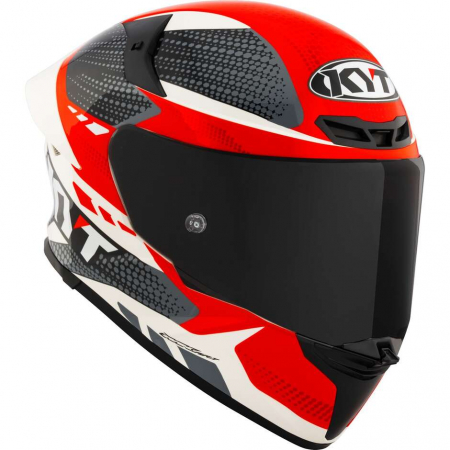 CĂȘTI - Kyt TT-Revo Gear Full Face Motorcycle Helmet Black Red