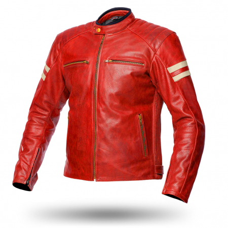 ECHIPAMENTE - Geaca moto piele oras Spyke MILANO 2.0 MAN