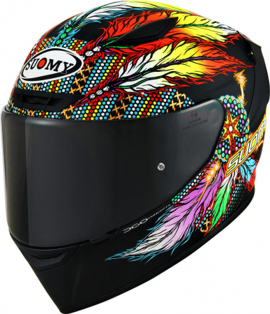 INTEGRALE - Cască moto integrală Suomy TRACK-1 Chieftain negru mat
