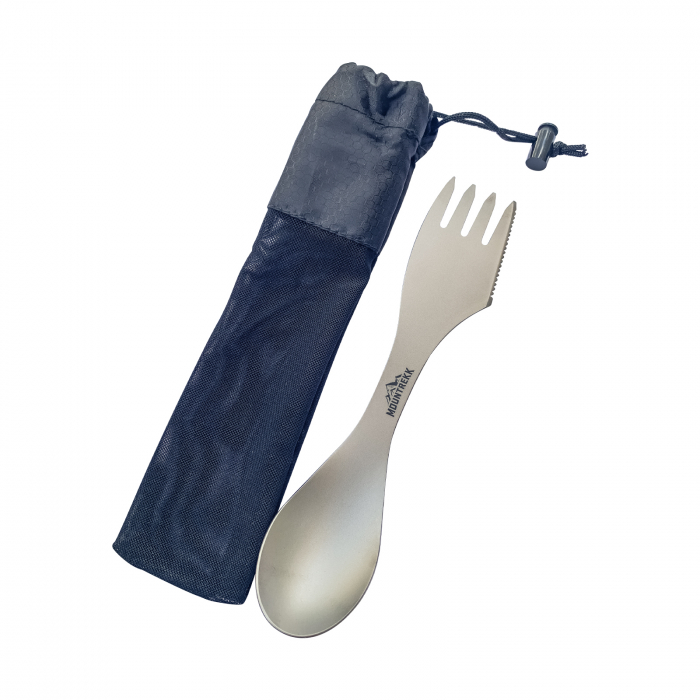 Spork 3 in1 (furculita, lingura, cutit),din titan, 21gr [3]