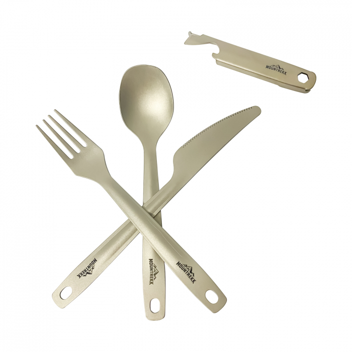 Set tacamuri cu teaca (lingura, furculiță, cuțit) din titan, 50gr [3]