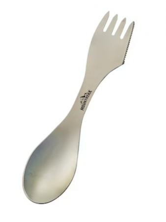 Vesela camping - Spork 3 in1 (furculita, lingura, cutit),din titan, 21gr