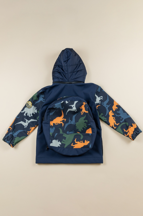 Waterproof Softshell Jacket Pack’n’Go Dino Land [2]