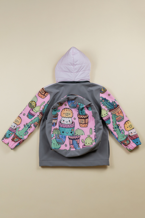Waterproof Softshell Jacket Pack’n’Go Little Cactus [2]