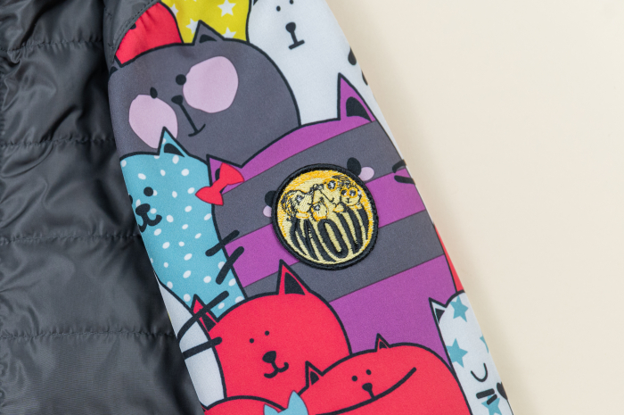 Waterproof Softshell Jacket Playful Cats [4]