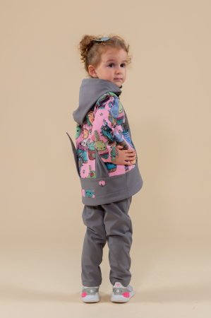 TOATE PRODUSELE - Waterproof Softshell Set Hoody + Pants Little Cactus