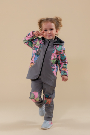 Waterproof Softshell Set Hoody + Pants Little Cactus [1]
