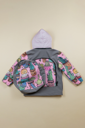 Waterproof Softshell Jacket Pack’n’Go Little Cactus [2]