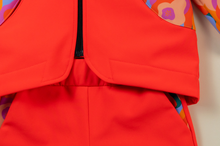 Waterproof Softshell Set Hoody + Pants Flowers Child [2]