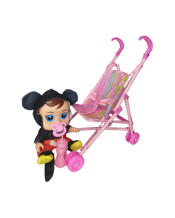 Bebelus Cry Baby cu carucior [2]