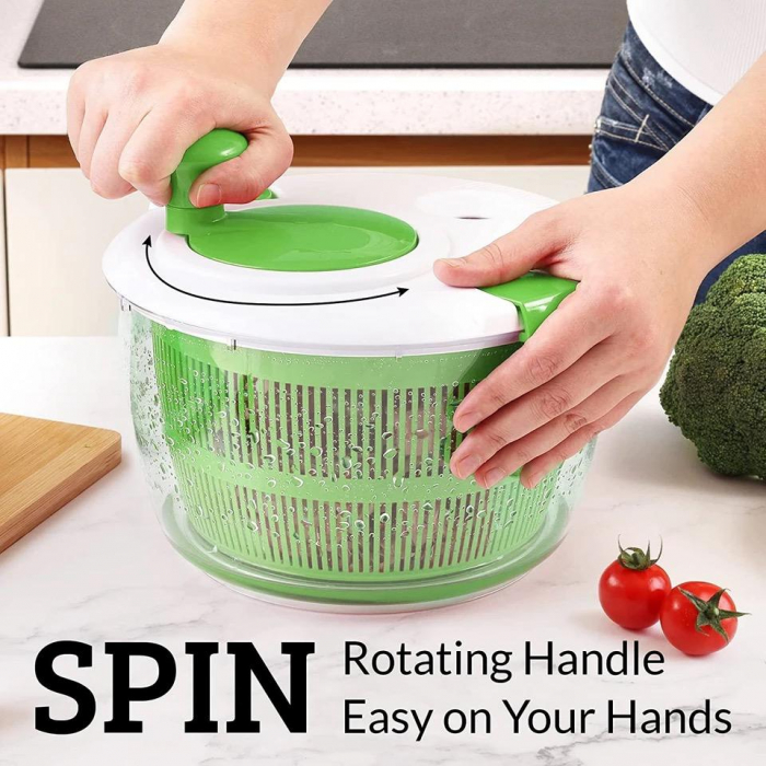 Bol multifunctional pentru spalarea si uscarea legumelor, Salad Spinner [6]