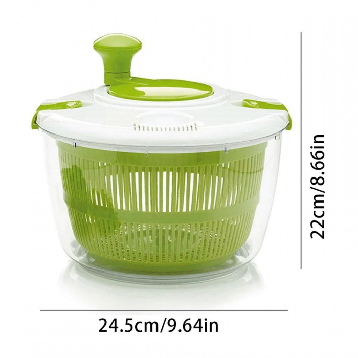 Bol multifunctional pentru spalarea si uscarea legumelor, Salad Spinner [10]