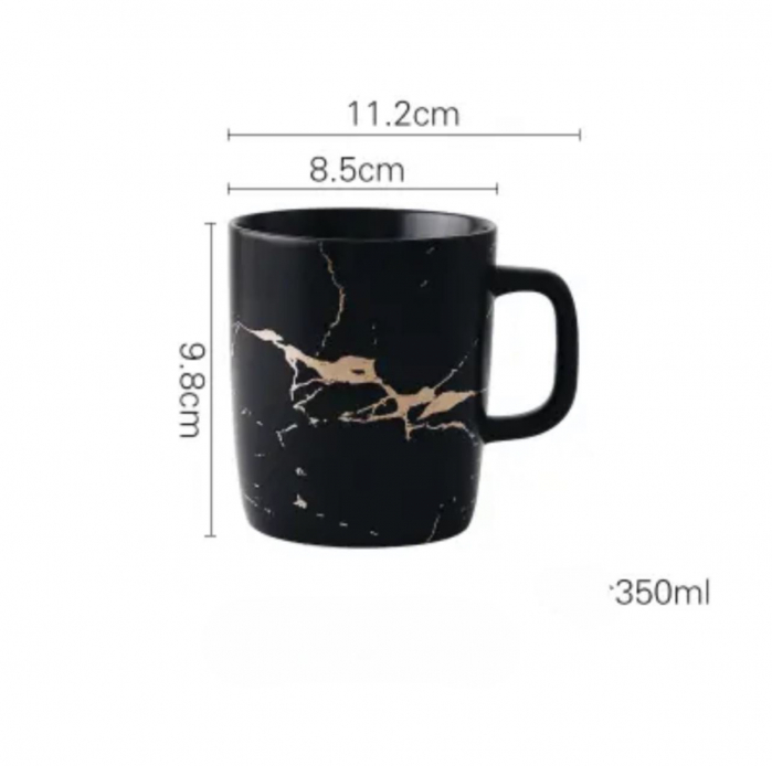 Cana ceramica, model marmura, 350ml [3]