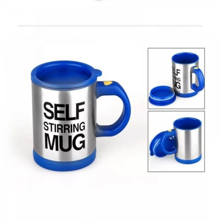 Cana termos inteligenta cu amestecare automata, alimentare baterii, self stirring mug [4]