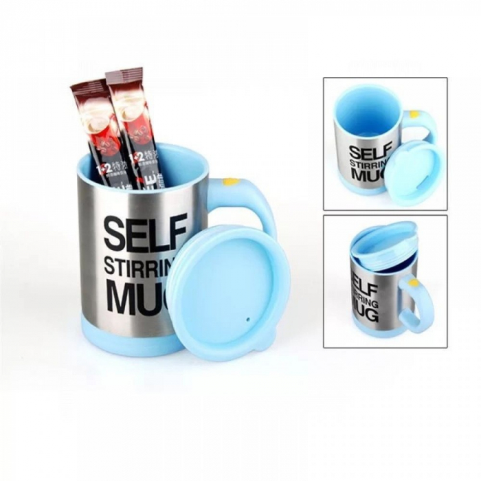 Cana termos inteligenta cu amestecare automata, alimentare baterii, self stirring mug [6]