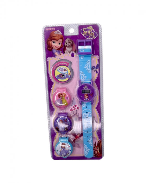 Ceas pentru copii model Disney cu accesorii [5]