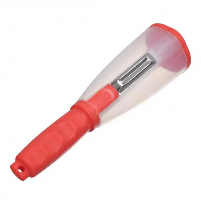 Curatator fructe si legume, cu recipient de colectare resturi, plastic [2]