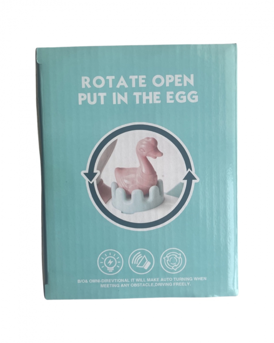 Jucarie interactiva lebada, cu oua si pui, lumini si sunete,  16 cm x 20 cm, Swan- Will Lay Eggs [4]