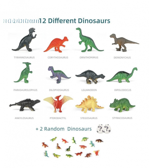 Jucarie interactiva ou dinozaur, cu dinozauri surpriza, Jumbo Dino Egg, Excavation Kit [5]