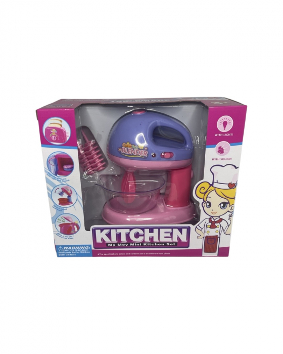 Jucarie mixer cu bol, cu sunete si lumini, My Moy Mini Kitchen Set [2]