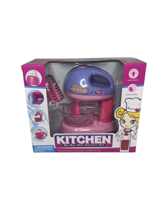 Jucarie mixer cu bol, cu sunete si lumini, My Moy Mini Kitchen Set [3]