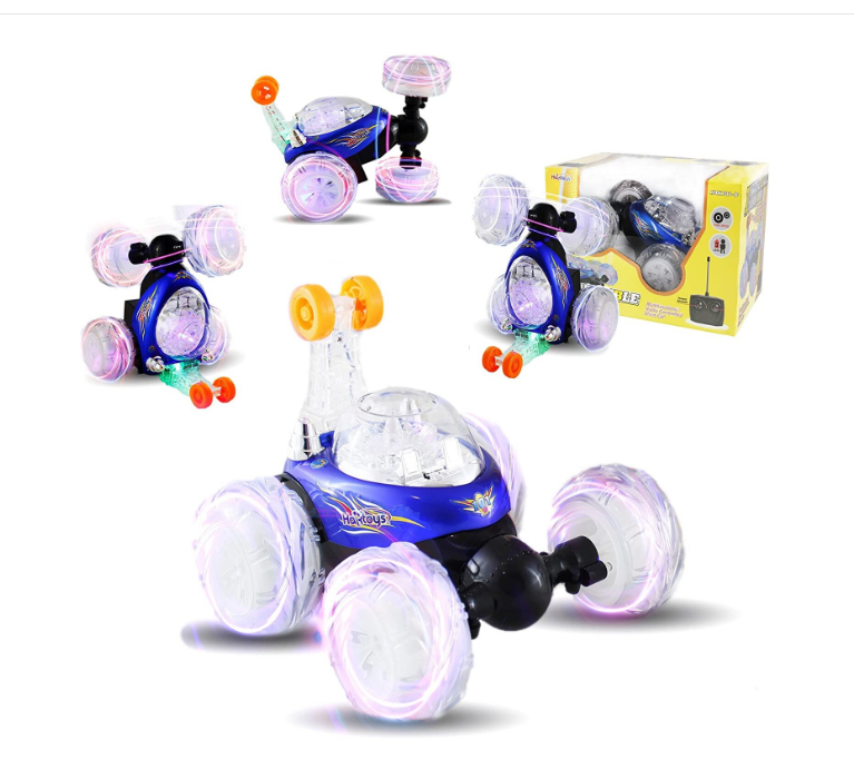 Masina acrobatica Stunt car cu telecomanda, rotire 360°, cu muzica si lumini [9]
