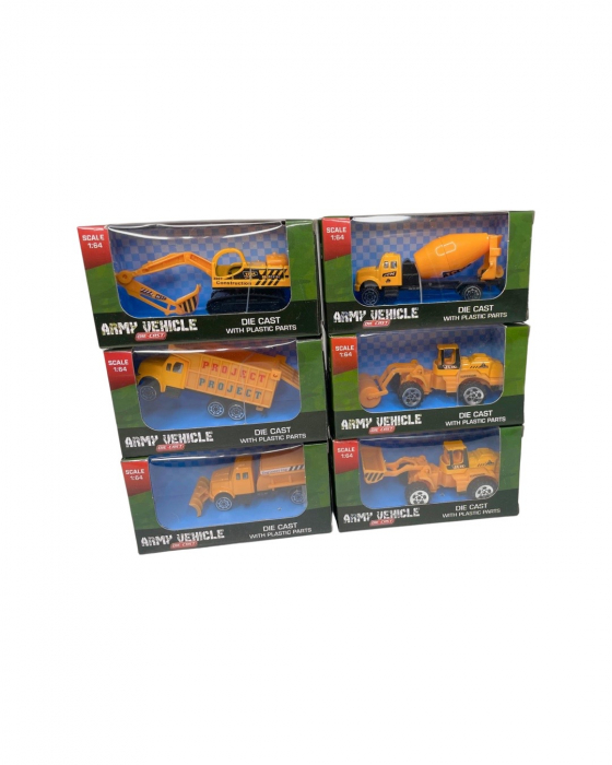 Masina constructie, metalica, diferite modele, 12cm [10]