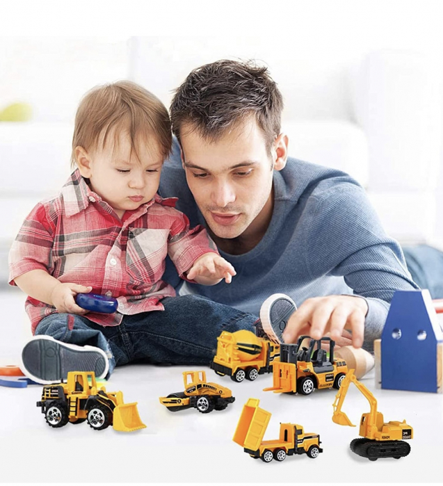 Masina constructie, metalica, diferite modele, 12cm [4]