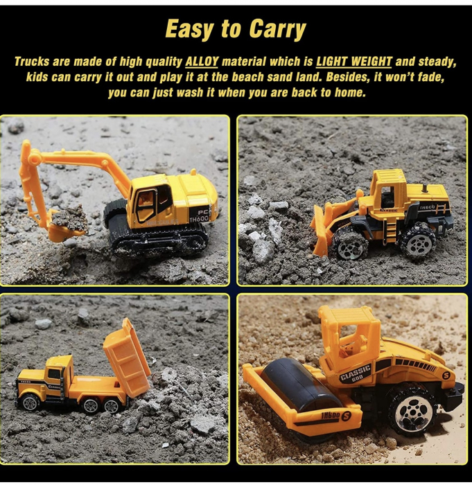 Masina constructie, metalica, diferite modele, 12cm [3]