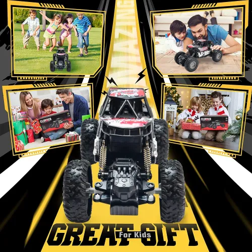 Masina cu telecomanda, Rock Climb, suspensii 4x4, verde [6]