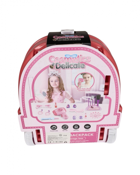 Mini rucsac plastic cu accesorii de infrumusetare [2]